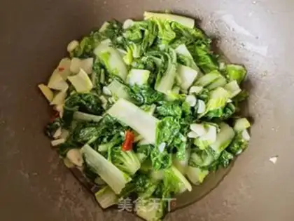 Make Olive oil and cabbage step 7