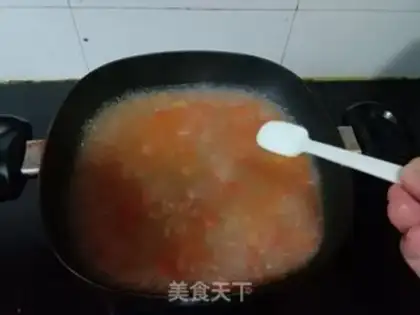 Make Tomato egg soup step 4