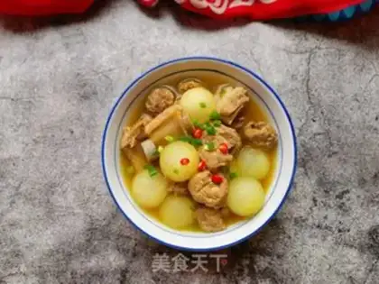 Make Polio gravy soup step 17