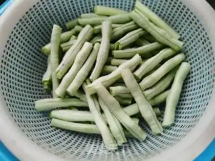 Make Soybeans for eggplant step 1