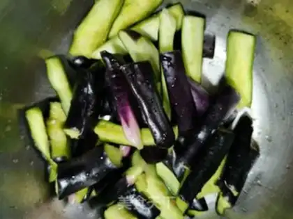 Make Soybeans for eggplant step 2