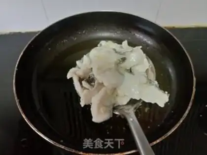 Make Corn green bean fried fish step 10