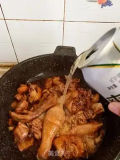 Make Beer chicken and mushrooms step 4