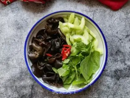 Make A mustard cucumber mix step 5