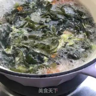 Make Carrot Mountain medicine sea soup step 7