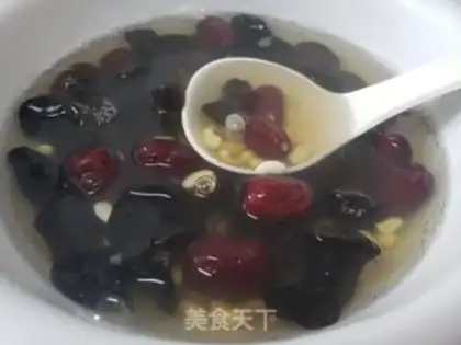 Make Black-middle-ear bean spoon step 6