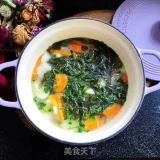 Make Carrot Mountain medicine sea soup step 11
