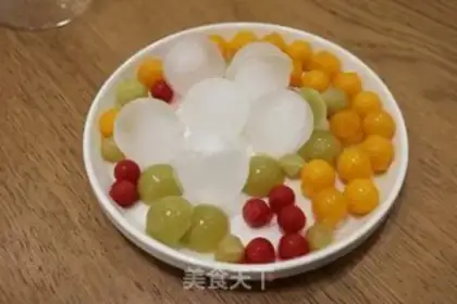 Make Strawberry mango orange ice step 10