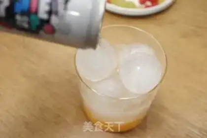 Make Strawberry mango orange ice step 13