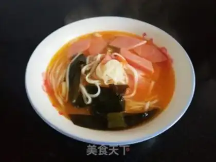 Make Clothes and tomato noodles step 7