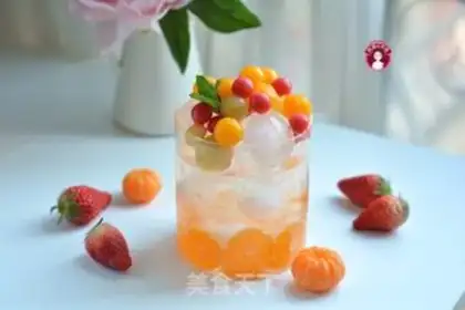 Make Strawberry mango orange ice step 15