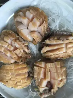 Make Garlic fans steam abalone step 2