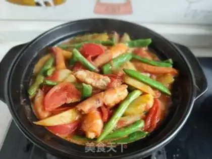 Make Coughpot tomato potato shrimp step 12