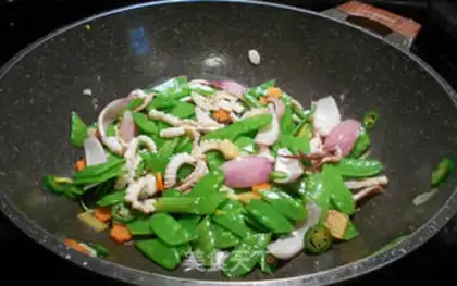 Make Squided beans step 9