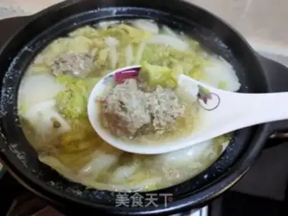 Make Soup, lamb meatball soup step 19
