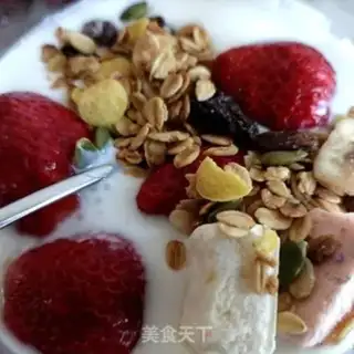 Make Strawberry oatmeal step 6