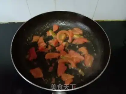Make Tomato egg noodles step 10