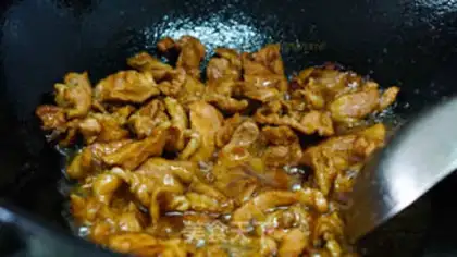 Make Soy little fried meat step 6