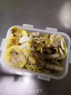 Make Lemon pine chicken claws step 9