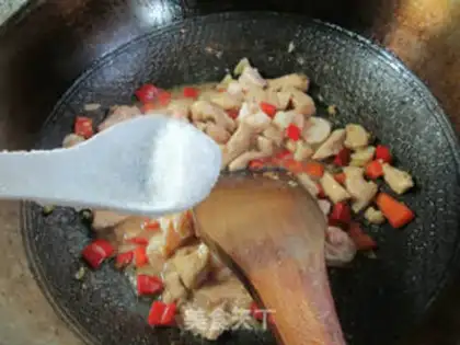 Make In the chicken step 11