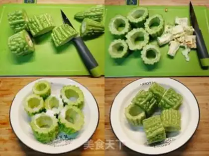 Make Shrimp with bitter melons step 2