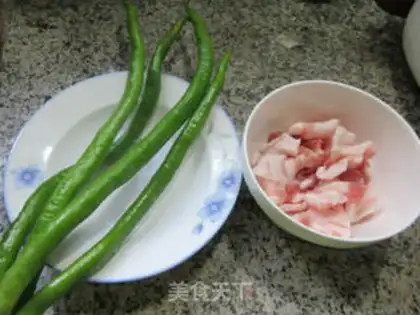 Make Cyan-ray peppers for meat step 0