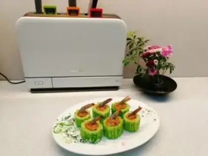 Make Shrimp with bitter melons step 6