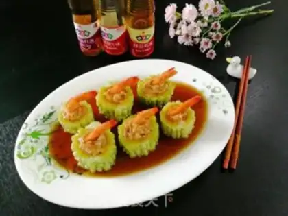 Make Shrimp with bitter melons step 9