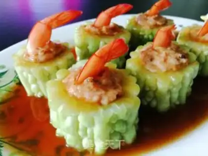 Make Shrimp with bitter melons step 10