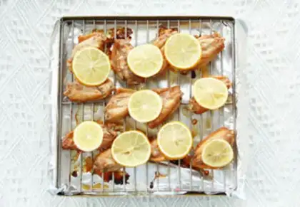 Make Lemon, black pepper wings step 7