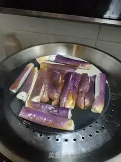 Make Steamed purple eggplant step 5
