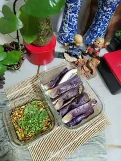 Make Steamed purple eggplant step 7