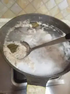 Make Quick soup lamb chops step 3
