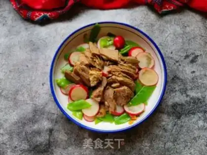 Make Dutch cherry radish beef step 9
