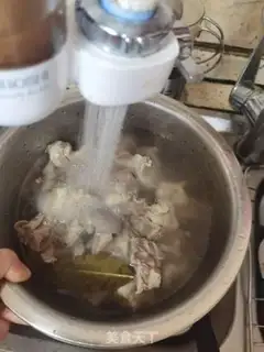 Make Quick soup lamb chops step 5