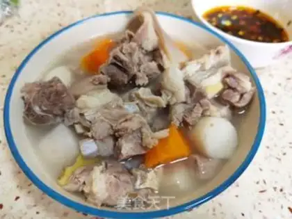 Make Quick soup lamb chops step 17