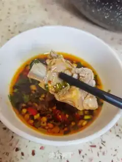 Make Quick soup lamb chops step 18