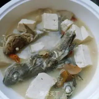 Make Pyramid plaster tofu soup step 15