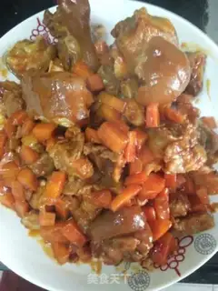 Make Carrot pig hoof step 7