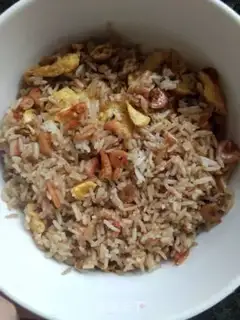 Make Shrimp egg rice step 5