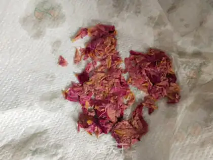 Make Rose cream step 1