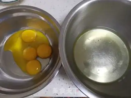 Make Chi Fung Cup cake step 1