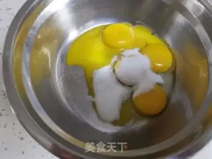 Make Chi Fung Cup cake step 2