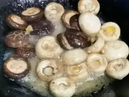 Make Fried mushrooms step 4