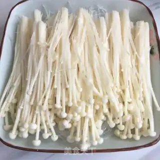 Make Garlic fans steamed golden needle mushrooms step 2