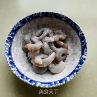 Make Peas shrimp step 1
