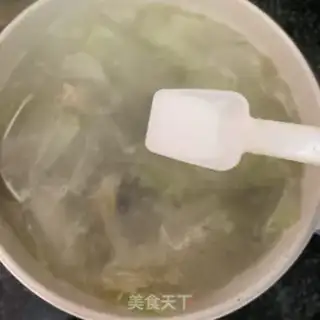 Make Wintermelon rollers, white soup step 8