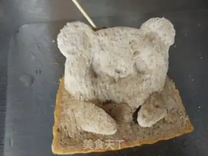 Make The bear roasts the durian step 2