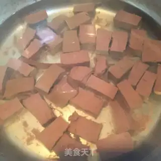 Make Duck blood fan soup step 4
