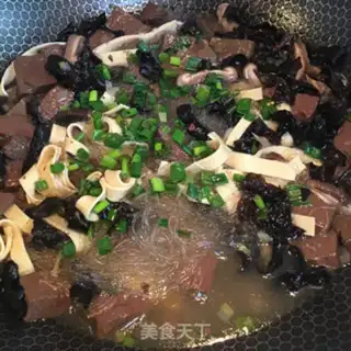 Make Duck blood fan soup step 12